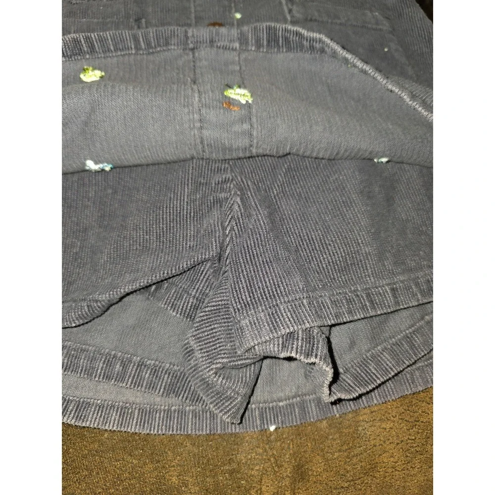 Vintage Gymboree hide N seek corduroy skort with mushrooms size 4